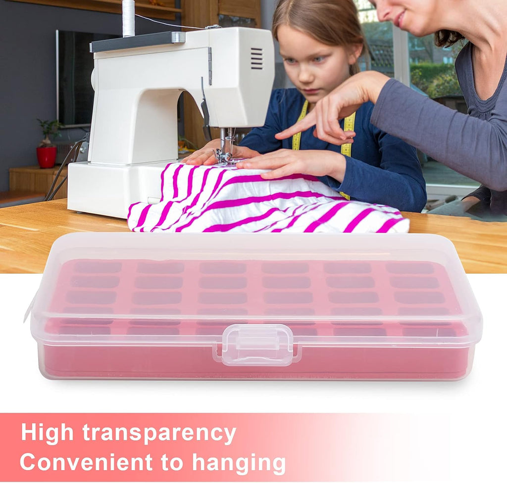 Plastic Empty Bobbin Storage Case, Sewing Thread and Bobbin Storage