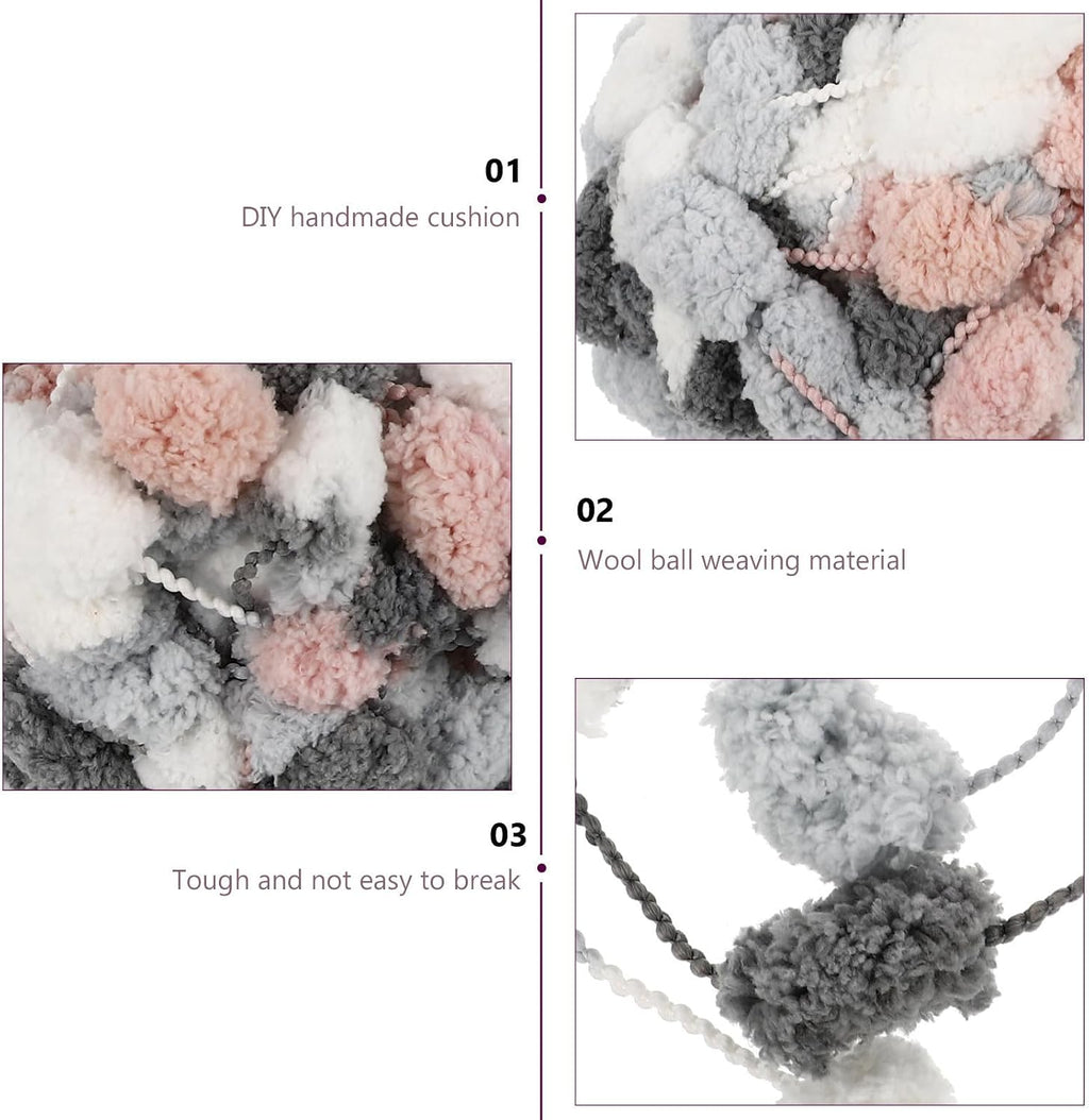 Polyester Crochet Yarn Roll for Knitting Beginners and Craft Projects