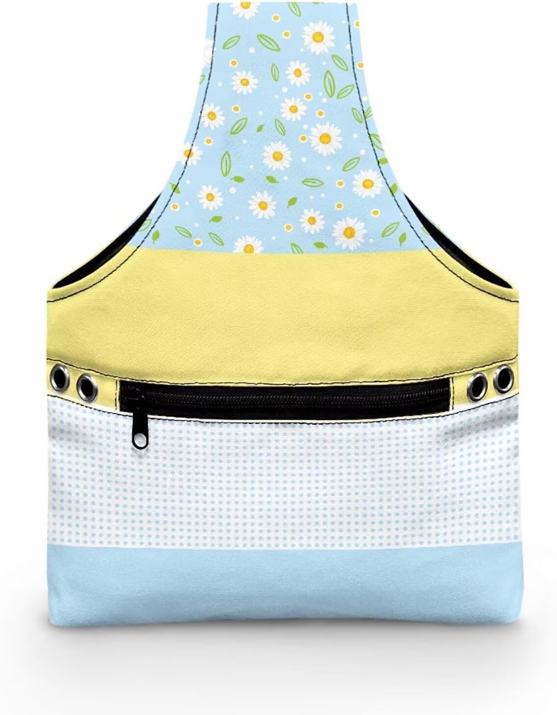 ZCFYGDX Fresh Daisy Patchwork Print Sewing Notions Organizer