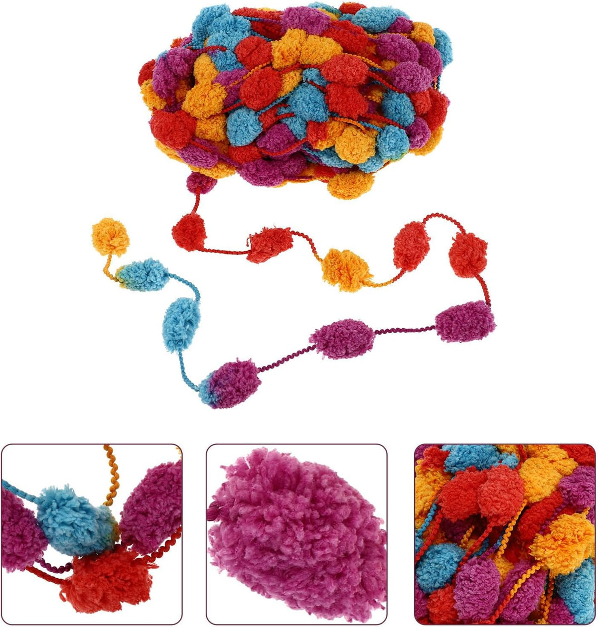 Polyester Chunky Knitting Yarn for Crochet Scarves and Throw Blankets