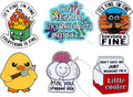 Mifoci 6 Pack Funny Magnetic Needle Minder Cute Cartoon Needle Nanny