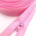 Lueao Cqinju-Sewing Zippers 3# Pink Nylon Coil Zippers By Yard with