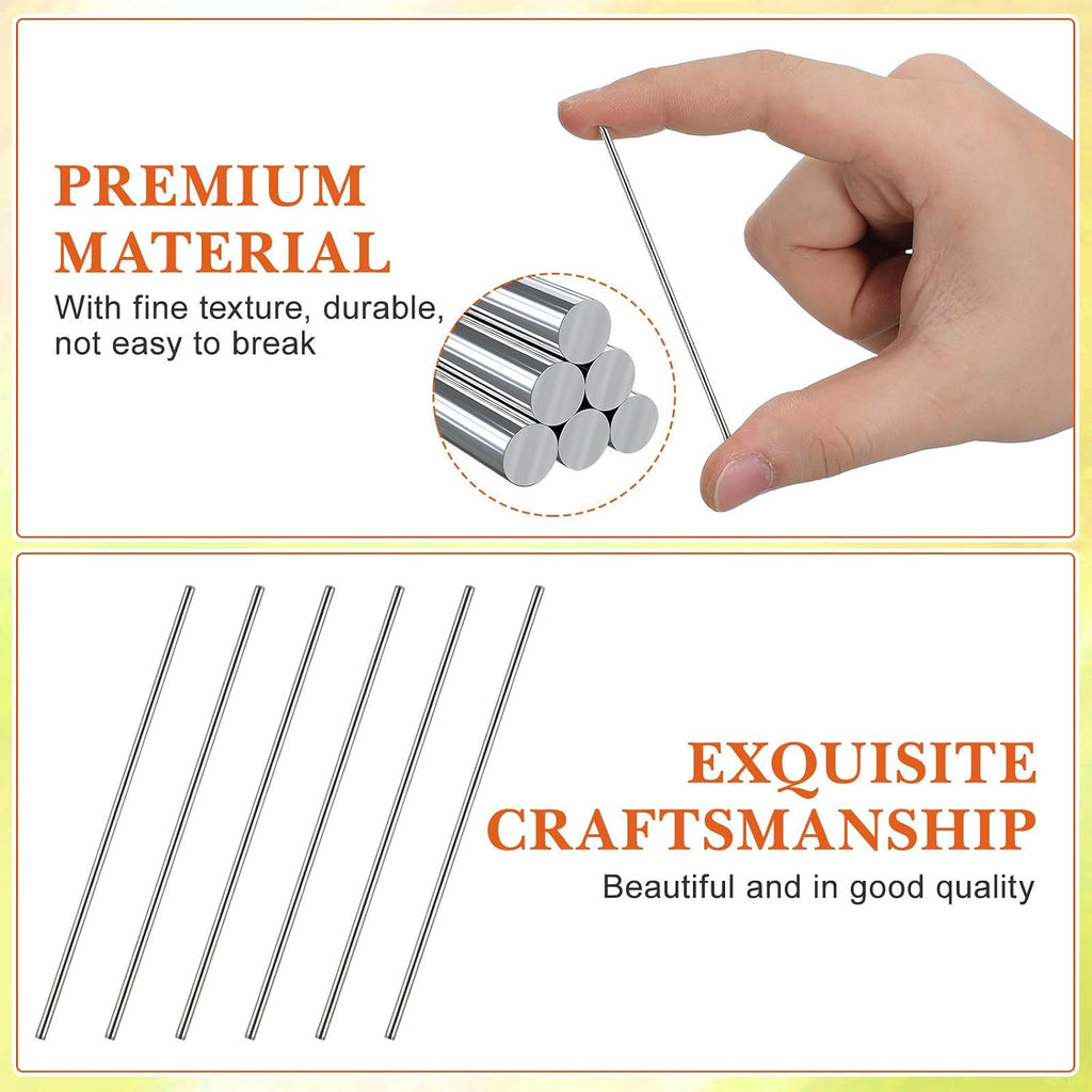 20pcs Crochet Blocking Pins, Round Rod Knitting Tool Accessory Set