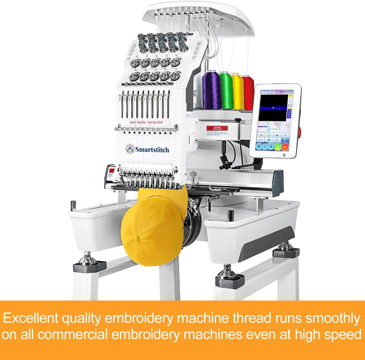 New brothread 5000M Huge Spool Embroidery Machine Thread - Pastel Blue