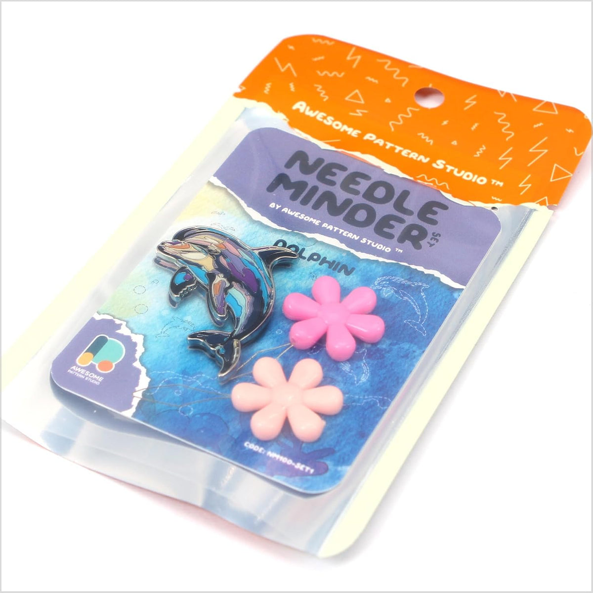 Magnetic Dolphin Needle Minder for Cross Stitch Embroidery Craft Gift