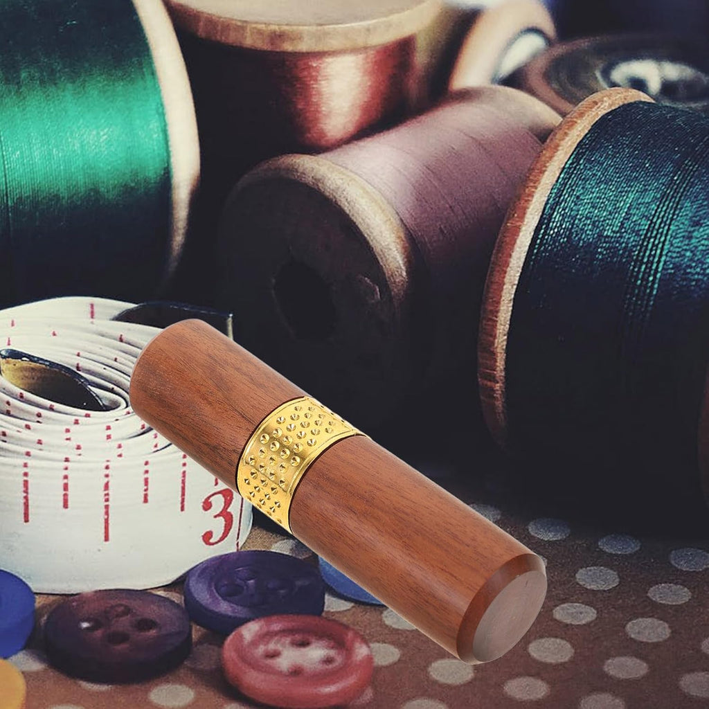 Wooden Sewing Needle Case for Knitting Lovers Xmas Portable Tube
