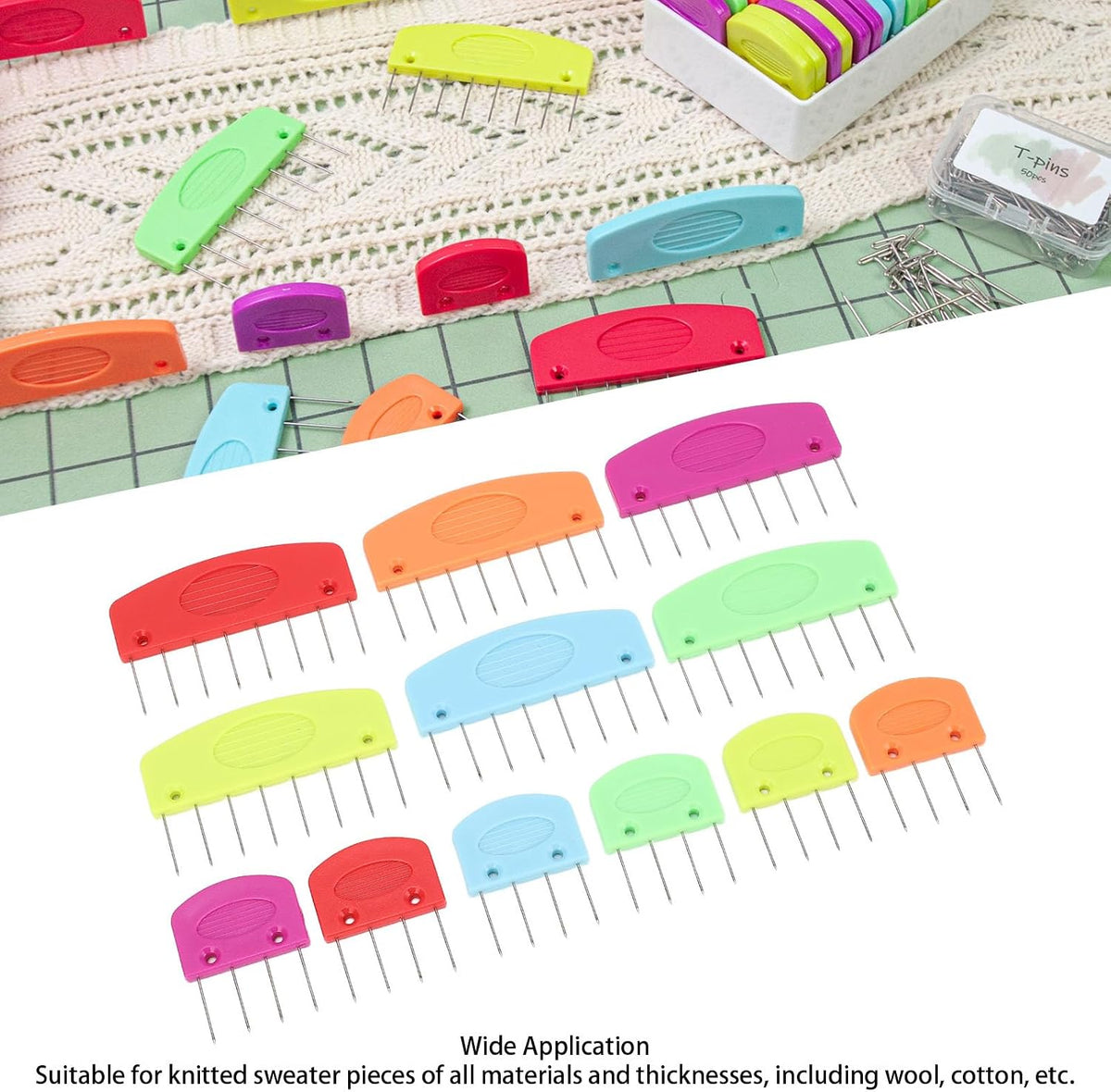 Plastic Knit Blockers, Stainless Steel Multifunction Knit Blocking