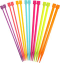 14 PCS Knitting Needles, 4 Mm-10 Mm Colorful Single Point Knitting