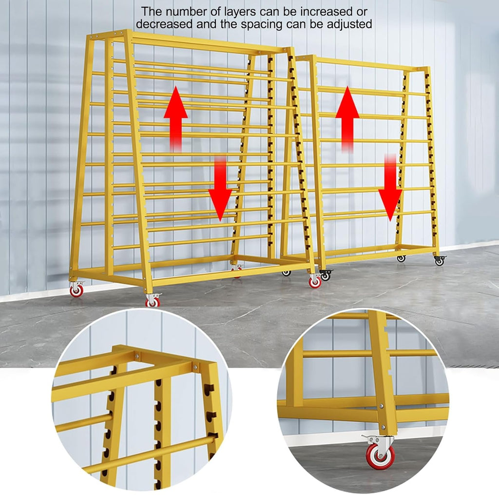 Fabric Roll Storage Rack, Large Textile Commercial Fabric Roll Storage