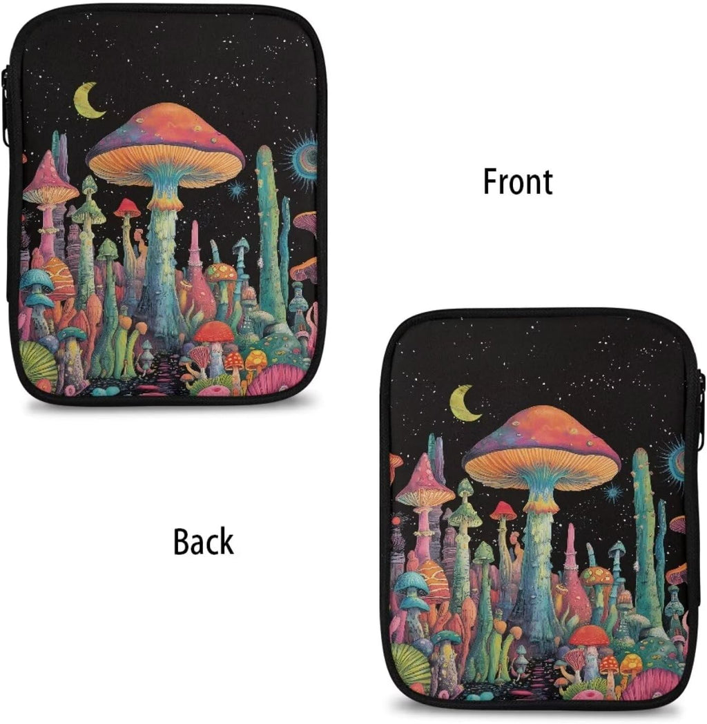 Goronwyfloyd Mushroom Crochet Hook Case Travel Crochet Storage Bag