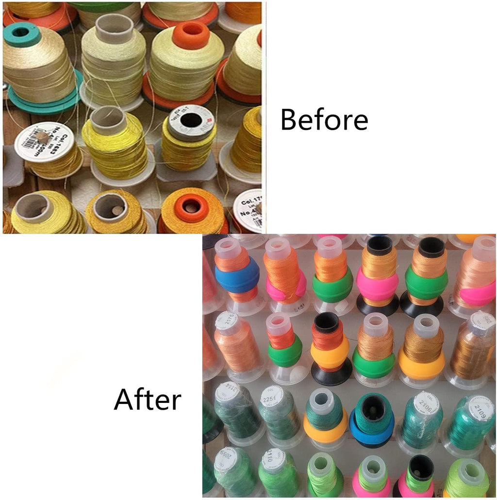 100pcs Thread Spool Savers - Prevent Thread Tails from Unwinding for
