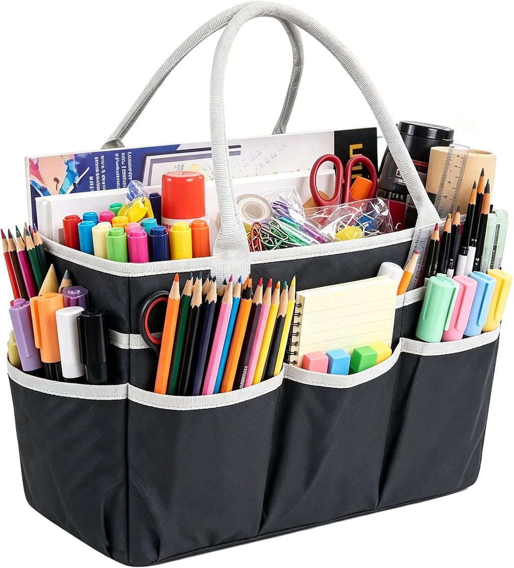 Craft Organizer Tote Bag for Art, Sewing and Office Storage