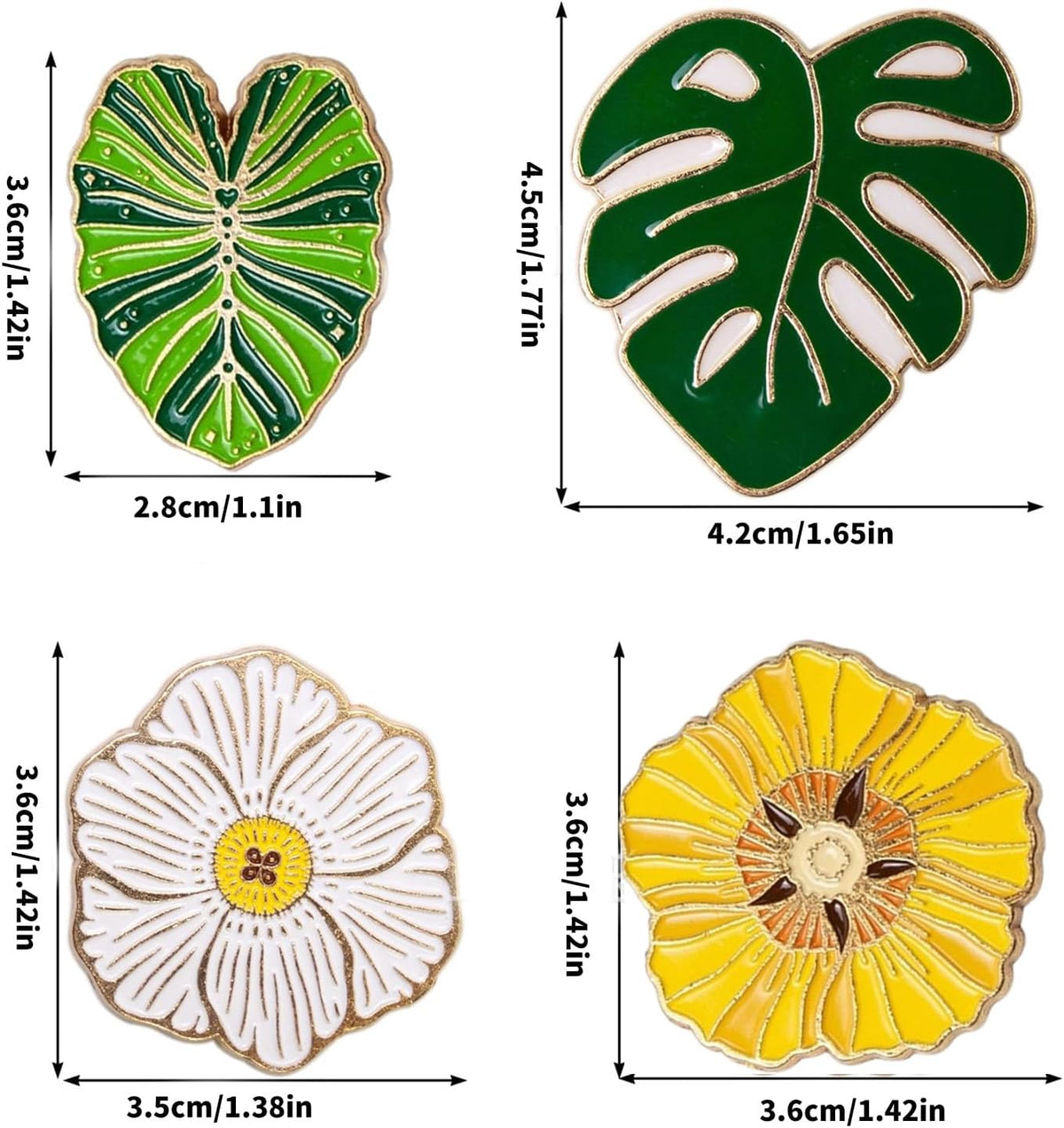 Leaf Flower Shaped Needle Minders Magnetic Needle Minders Needle Nanny