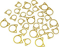 Knitting Marker yyangz 30PCS Gold Zinc Alloy Cat Shape Crochet Stitch