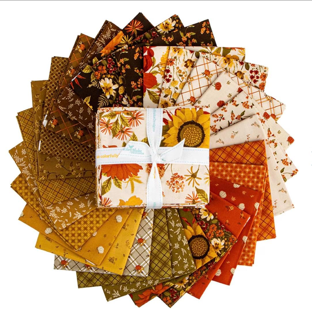Riley Blake Bountiful Fat Quarter Bundle by Sandy Gervais for Riley