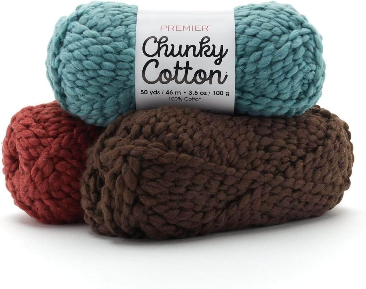 Premier Yarns Chunky Cotton Yarn, Ideal Yarn for Crocheting and