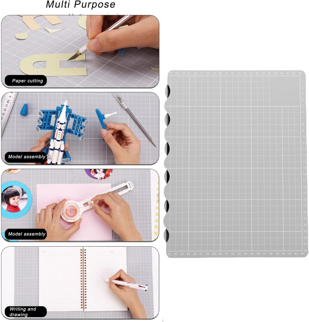 Soft PVC Foldable Cutting Mat Rotating Sewing Mat Smooth Finish