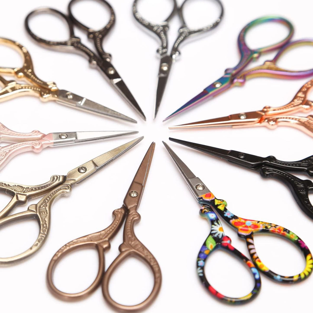 3.6 inch Small Sewing Scissors, Mini Scissors in a Pouch, All Purpose