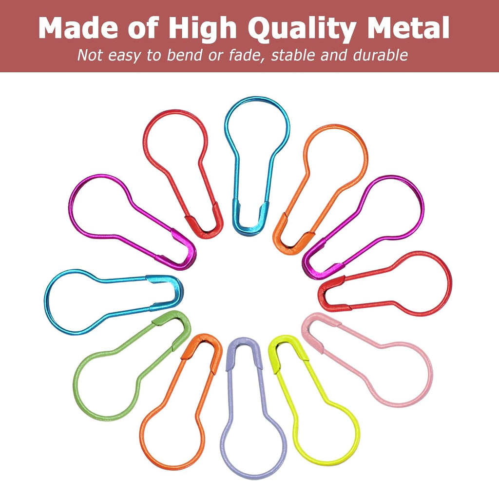 500 Pieces Safety Bulb Pins, Metal Gourd Pin Set