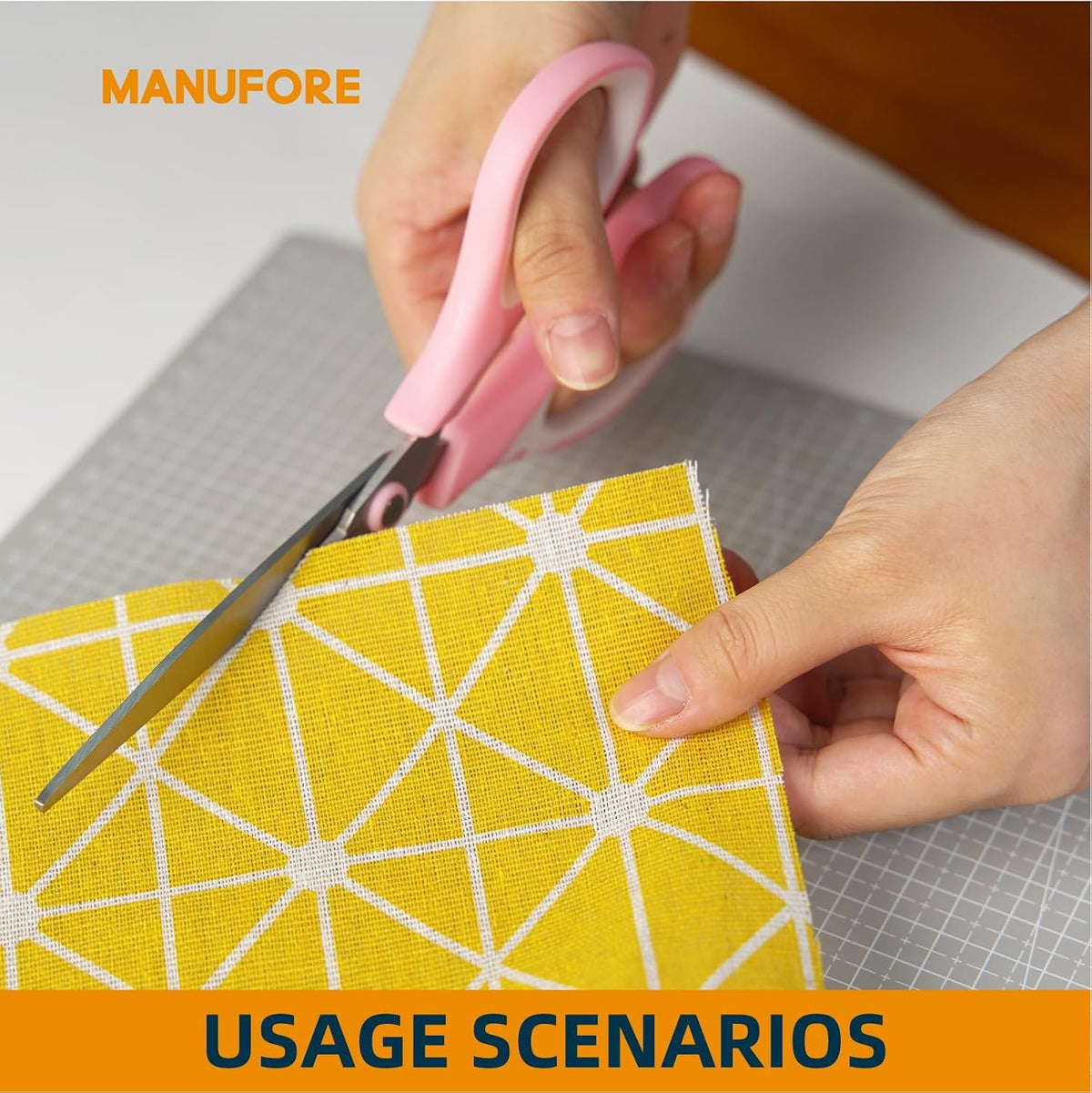 MANUFORE Cutting Mat A3, A4, A5 Set Centimeter and Inch Scale Self