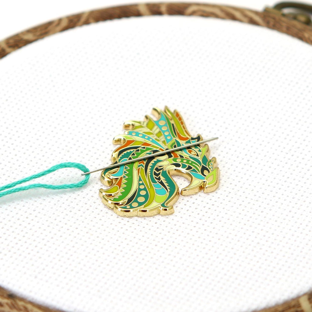Awesome Pattern Studio Needle Minder Set - Mandala Dragon Magnetic