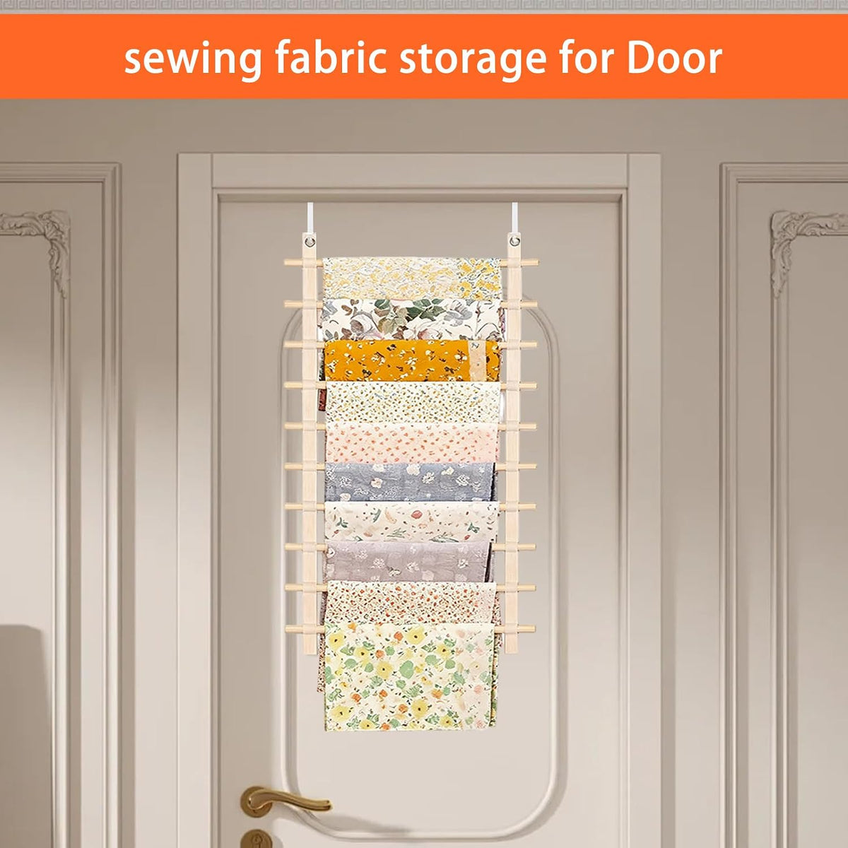 sewing fabric storage: 33.5x16.5 Inch fabric organizer and sewing