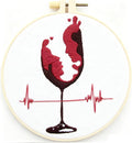 Couple Embroidery Kits for Beginners Adults, Abstract Face Embroidery