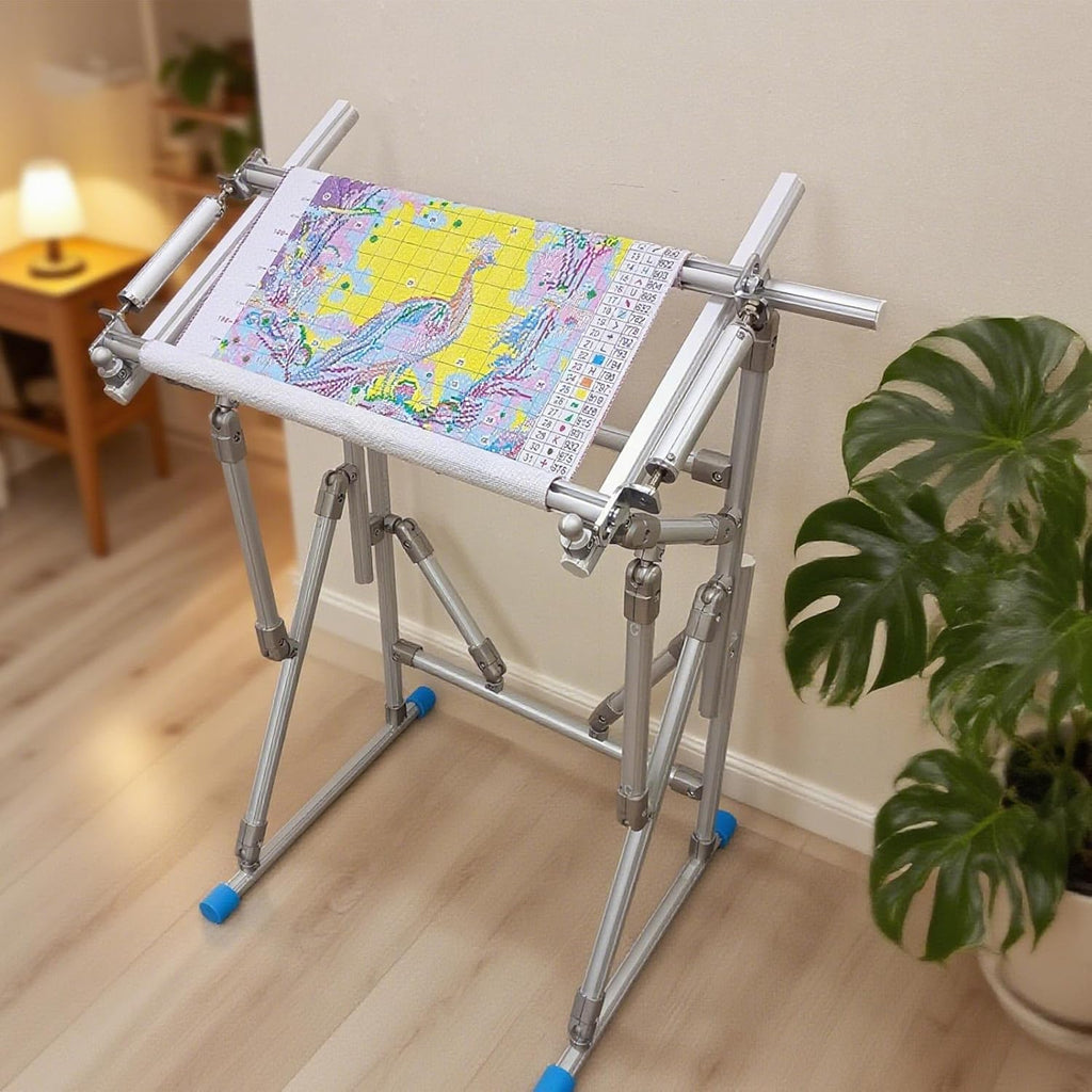 Couple Embroidery Art Cross-Stitch Stand Embroidery Frame Stand