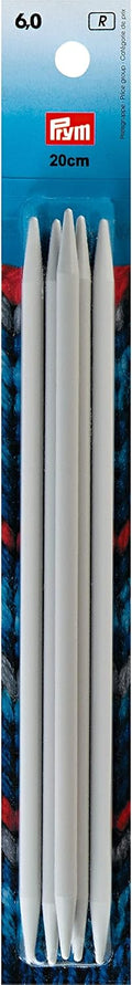 Prym 8" Double Point Plastic Knitting Needles, 6mm