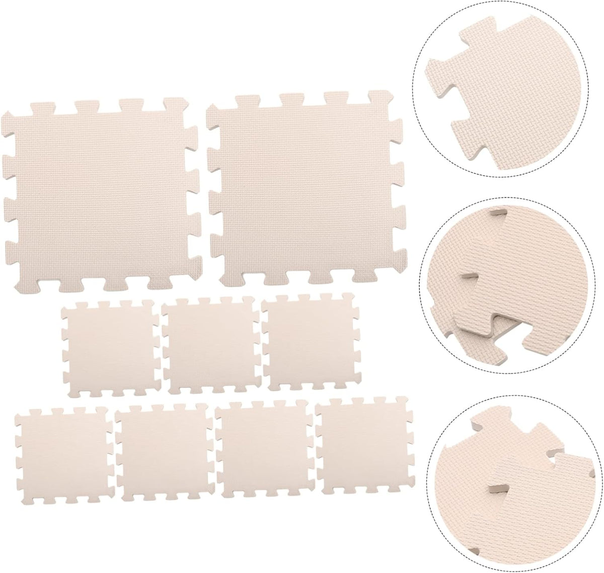 9pcs Crochet Blocking Board Knitting Mat for DIY Felting Crafts