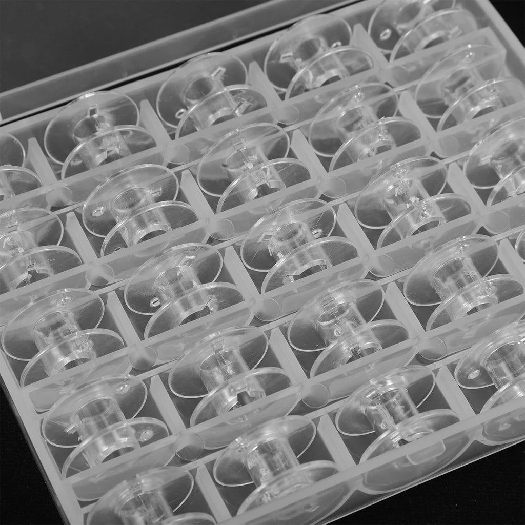 Plastic Thread Bobbin Organizer Case with 25 Compartments