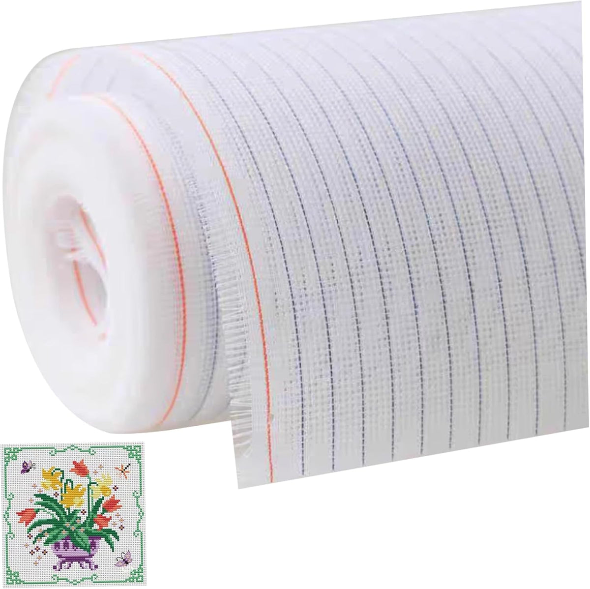 50x34cm 14CT Waste Canvas for Cross Stitching, Disposable Cross