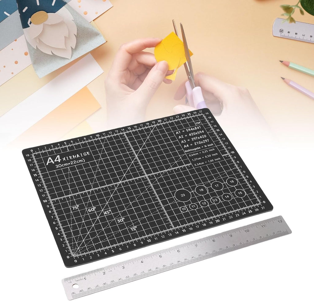 AUNMAS Self Healing Cutting Mat, Double Sided Sewing Mat Table