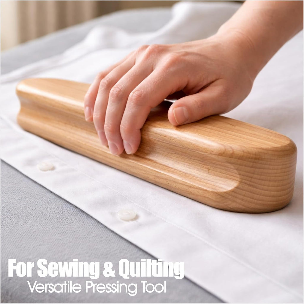 Tailor Clapper Beech Wood Pressing Block, Quilting Ironing Seam Press