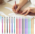 48pcs Heat Erasable Pens for Fabric, Assorted Colors, Fabric Pens for