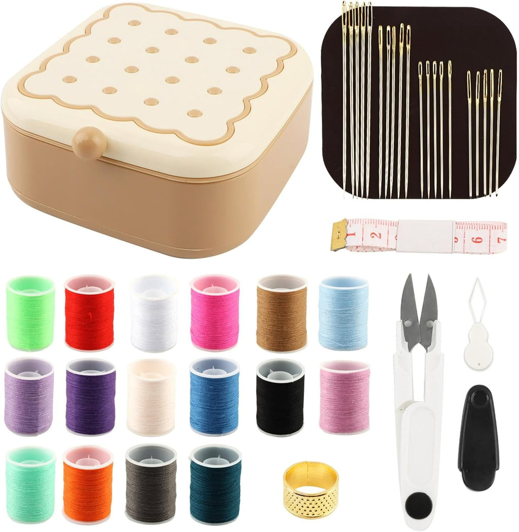 Sewing Kit for Adults and Beginners, 41 Pcs Needle and Thread Set