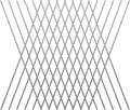 24pcs Inch Stainless Steel Pin Rod for Pegboard Crochet Blocking