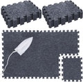 DICOSMETIC 10Pcs 40x30cm Gray Large Wool Ironing Mat Pad Interlocking