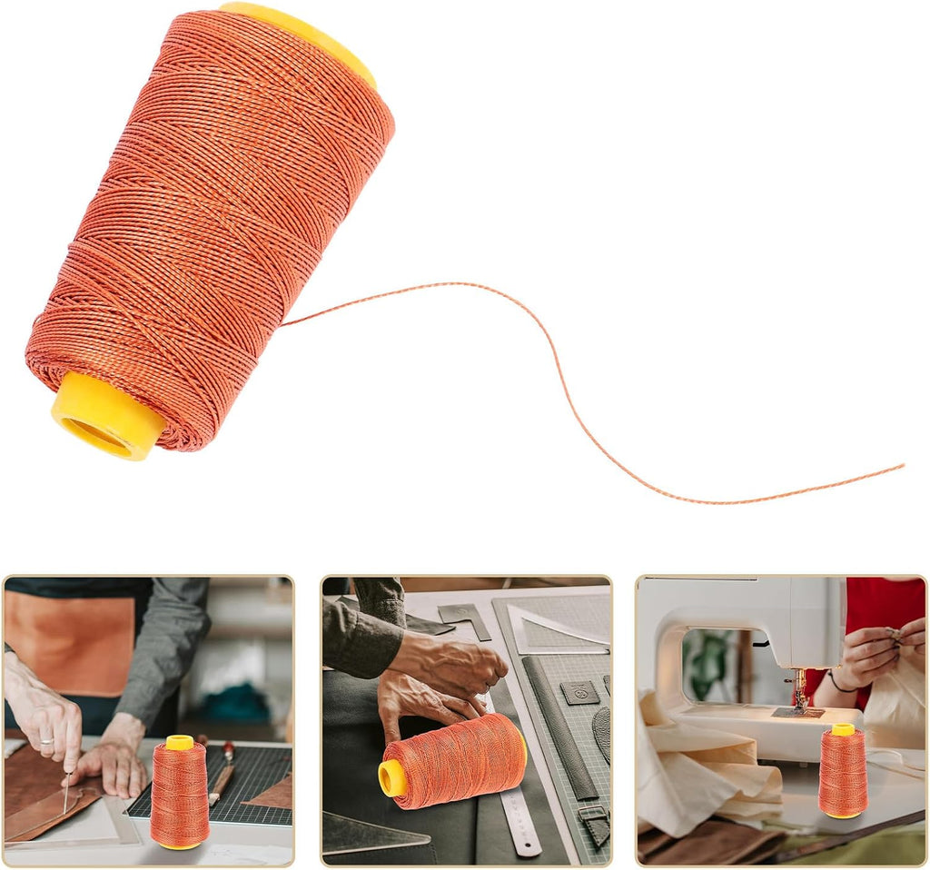 Sewing Thread Roll Bookbinding Leather Repair Brown Nylon for Hand