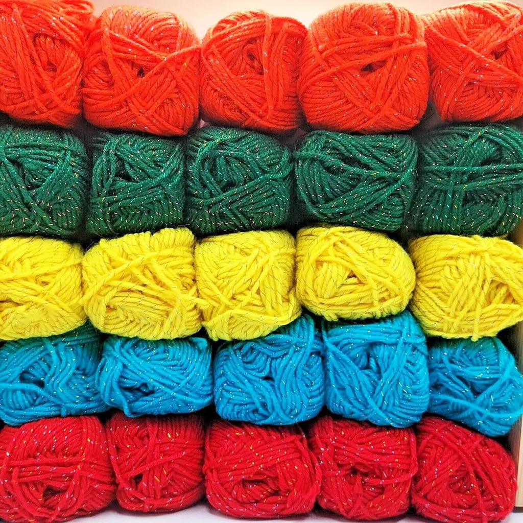 250gram Sparkle Navy Blue Acrylic Yarn for Knit Crochet Projects