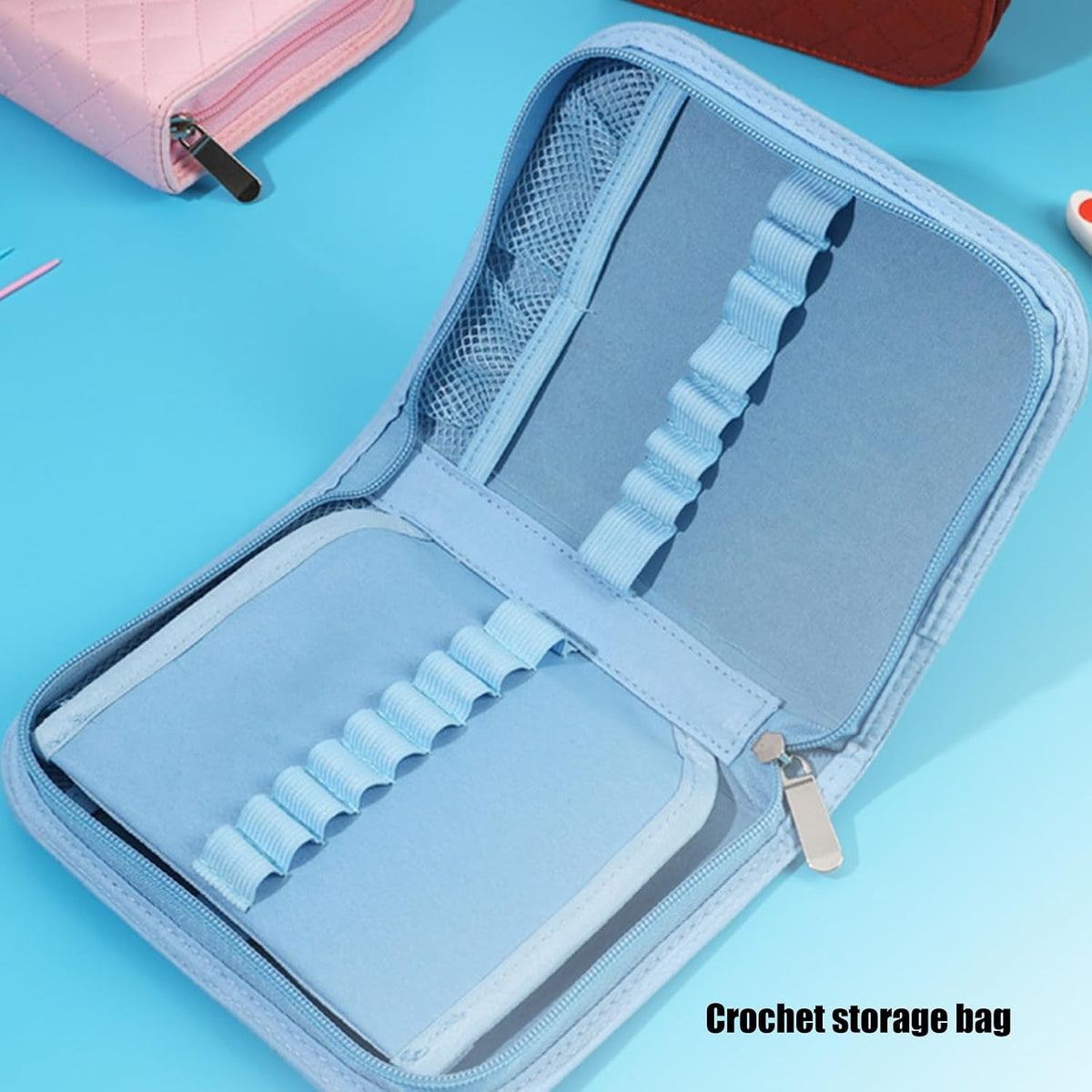 Needle Case Empty Crochet Hook Case Portable Crochet Hook Organizer