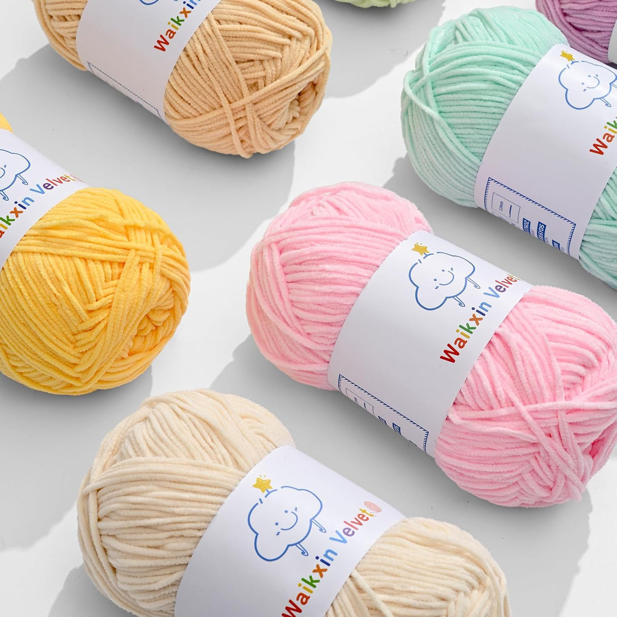 Fluffy Chenille Yarn for Crocheting,Baby Yarn for Crocheting