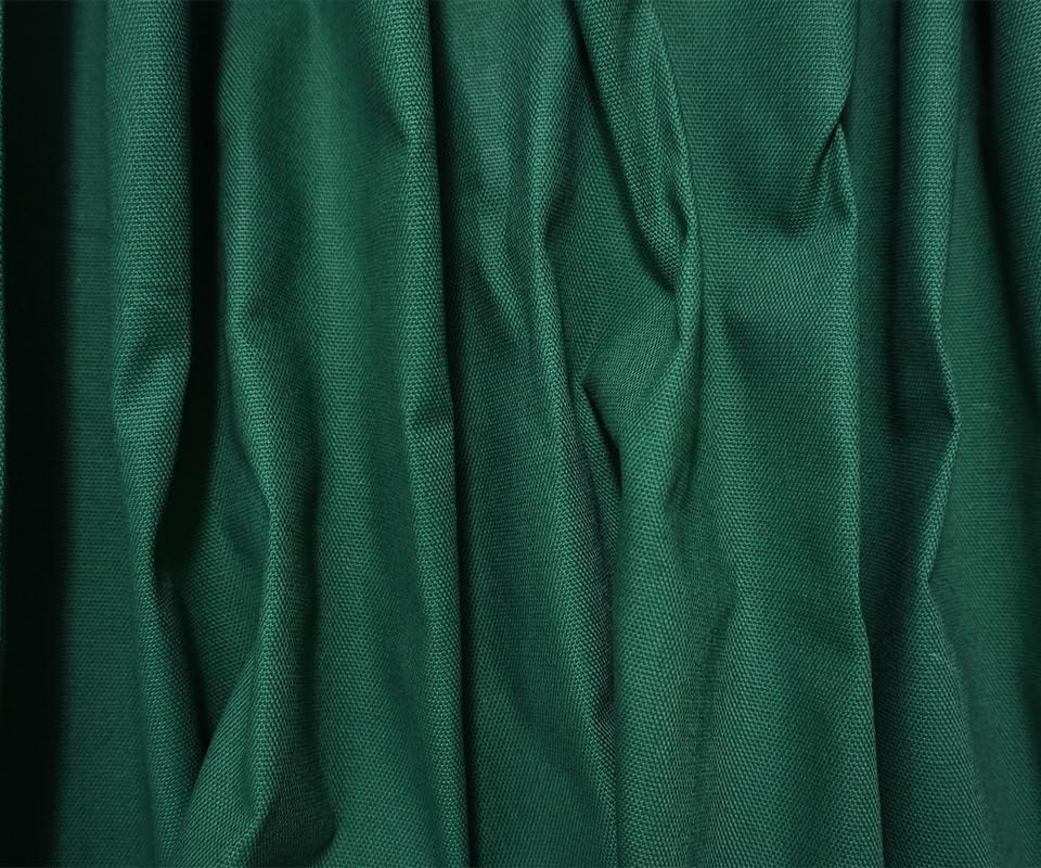 Hunter Green Cotton Duck Cloth Canvas Woven Fabric By the Yard, 10yd