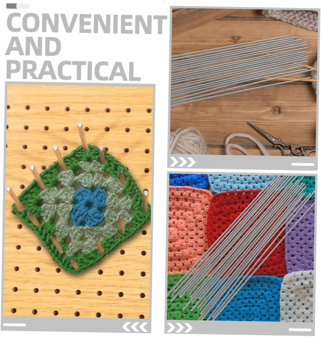 Stainless Steel Blocking Board Pins 20pcs for Knitting Crochet