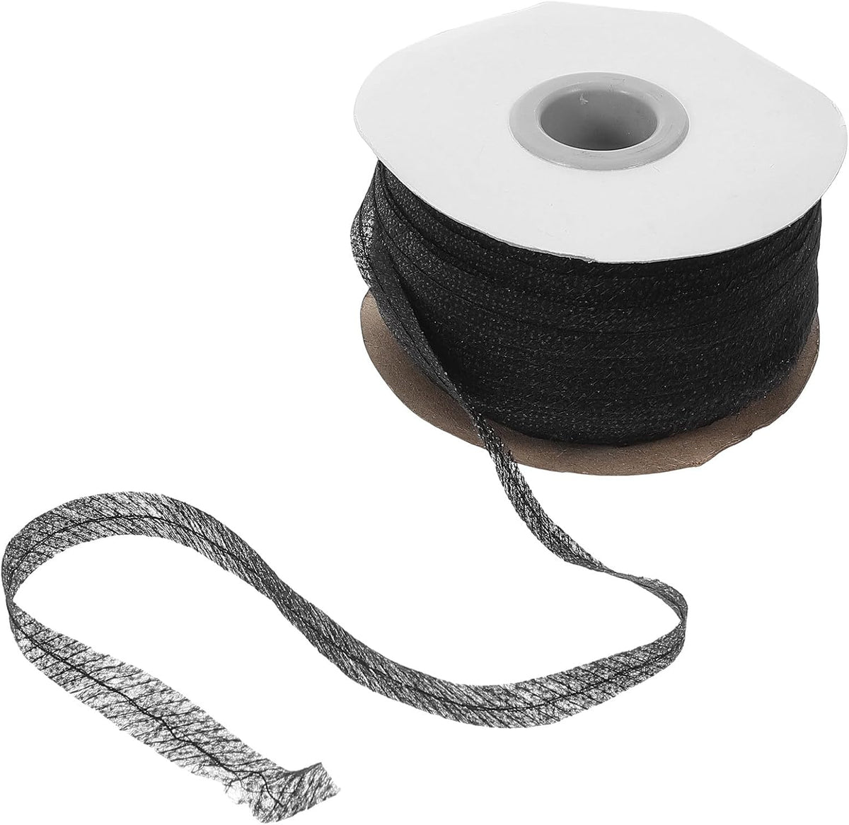 1 Roll Fusible Interfacing Strip for Sewing, Black Non-Woven Fabric