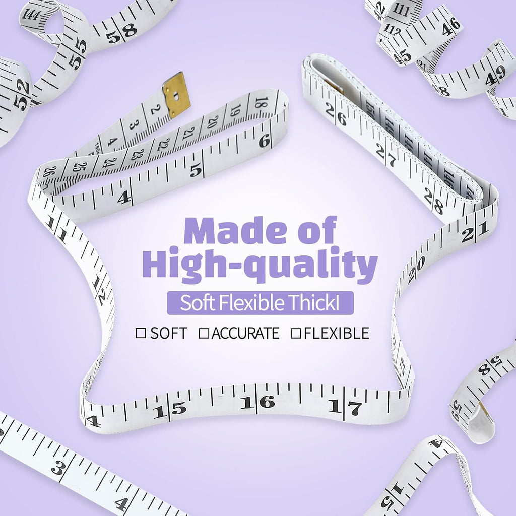 GliSun Soft Tape Measure 24 Pack Measuring Tape Bulk for Body Sewing