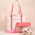 3 Pcs Needlepoint Canvas Project Bag Set Cross Stitch Craft Organizer