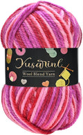 Ombre Gradient Yarn, 30% Wool 70% Acrylic Worsted Weight, 3mm Knitting
