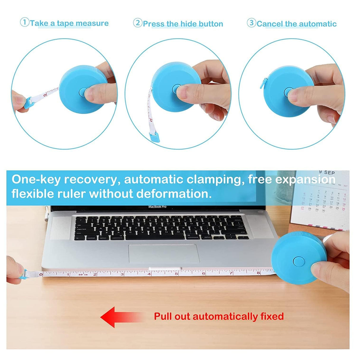 12 | 24 | 36 | 120 Pack Tape Measure,12 Colors Soft Retractable