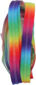 Rainbow Nylon Coil Zipper Yard for Hoodies and Duffle Bags